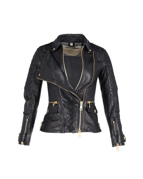 burberry lambskin biker jacket|Burberry Burberry Remington Moto Biker Jacket In Black .